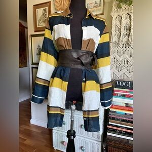 Chico's Multicolor Striped Blouse